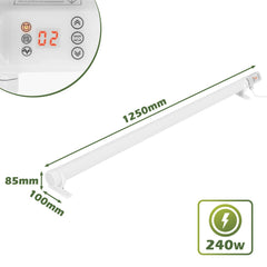 SWANEW Gewächshausheizung, Gewächshaus Heizung, Elektrische Heizung für Gewächshäuser
