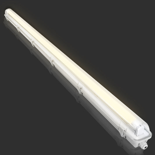 SWANEW LED Feuchtraumleuchte 18W/24W, Wannenleuchte 4000K Neutralweiß, T8 LED Röhre, Feuchtraumlampe IP65 Wasserfest Röhrenlampe, Werkstattlampe