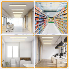 SWANEW LED Feuchtraumleuchte 18W/24W, 120cm/150cm Wannenleuchte, Kaltweiß/Neutralweiß, Doppelt T8 LED Werkstattlampe, Röhrenlampe IP65 Wasserfest