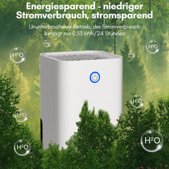 SWANEW Luftentfeuchter 850ml, Raumentfeuchter, Trockner, Luftreiniger Elektrisch