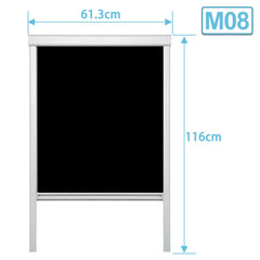 SWANEW Verdunkelungsrollo für Dachfenster Rollo, Verdunklungsrollo mit Bohren, Dachfensterrollo für Dachfenster F06/M06/M08/S06/S08/206