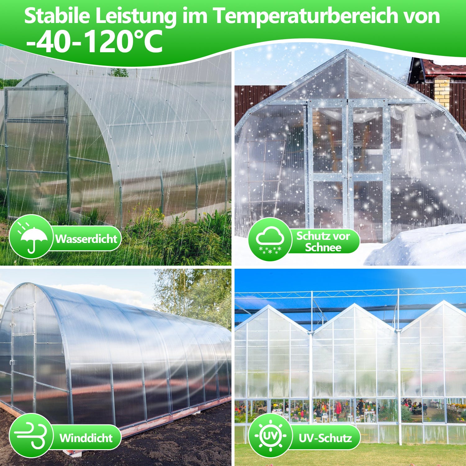 SWANEW 5/10/15x Polycarbonat Hohlkammerstegplatten 8mm, UV-beständigen Doppelstegplatte für Gewächshaus (60.5 x 121cm) | 1.2kg/m²