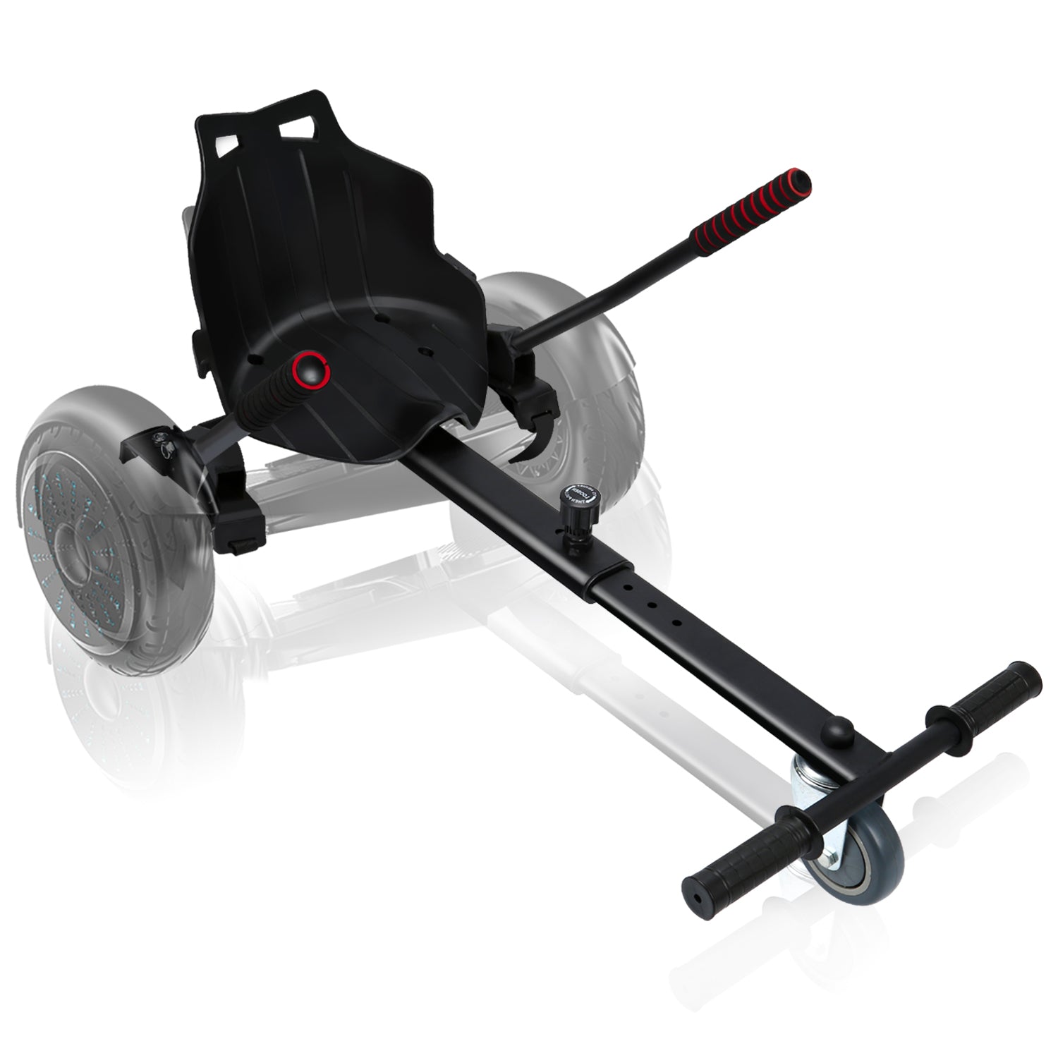 SWANEW Hoverboard Sitz, Kart Hoverboard mit Sitz verstellbarer für 6.5-10 Zoll, Sitzscooter Kartsitz, für Erwachsene und Kinder