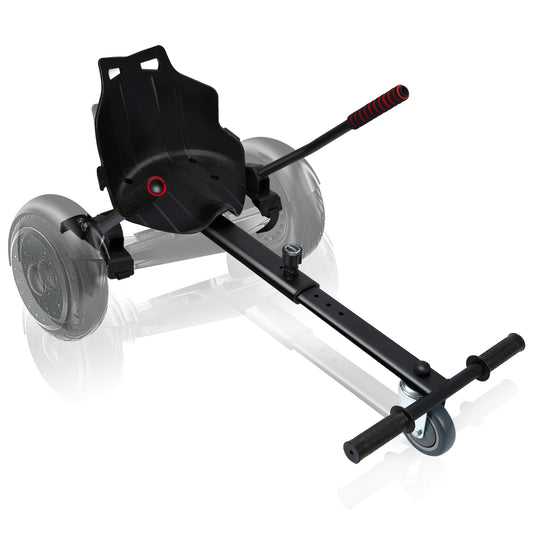 SWANEW Hoverboard Sitz, Kart Hoverboard mit Sitz verstellbarer für 6.5-10 Zoll, Sitzscooter Kartsitz, für Erwachsene und Kinder