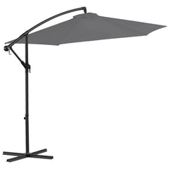 SWANEW Sonnenschirme 350/300cm, Alu Ampelschirm, Gartenschirm Sonnenschutz UV-Schutz