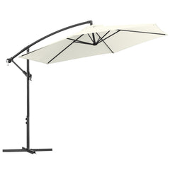 SWANEW Sonnenschirme 350/300cm, Alu Ampelschirm, Gartenschirm Sonnenschutz UV-Schutz