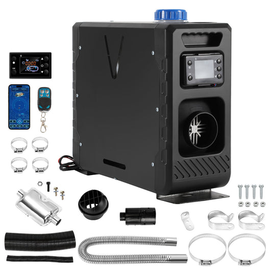 SWANEW Standheizung Diesel 8KW 12V, Lufterhitzer Dieselheizung 5L, mit Bluetooth APP Steuerung