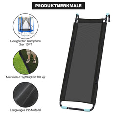 SWANEW 150 cm Trampolinenleiter, Tragkraft von 100 kg, universelles Trampolinen-Zubehör, für Garten-Trampolins
