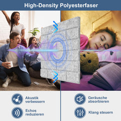 Akustikplatten Selbstklebend Hochdichte Schallabsorber