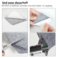 SWANEW Filz Selbstklebend, Filzgleiter, Filzplatte, für Van Innenraum