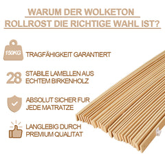 Rolllattenrost 90×200 cm