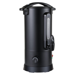 SWANEW Glühweinkocher 10L, 1800W Heißgetränkespender Glühweinkessel Edelstahl Glühweinautomat  mit Zapfhahn Thermostat, Einstellbare Temperatur von 30-110°C