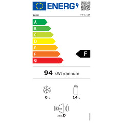 SWANEW 2in1 Mini Kühlschrank Kühlbox 15L, Tragbarer Kühl- und Heizkühlschrank mit 220V AC/12V DC für den Auto- und Heimgebrauch [Energieklasse F]