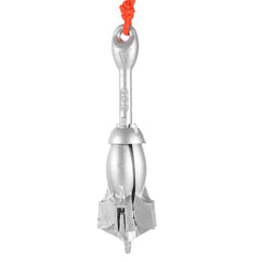 SWANEW Bootsanker mit 20m reißfesten Ankerleine Klappanker Faltanker 0.7kg/1.5kg
