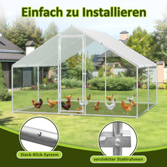 Hühnerstall Freilaufgehege 3x3x2m