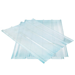 SWANEW Trapezblech Wellplatten, 2 mm FRP-Tageslichtplatten, Dachplatten, 90x120cm/90x160cm