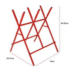 SWANEW Sägebock, Sägehilfe, für Kettensäge & Handsäge, Holzsägebock, Tragfähigkeit 100KG