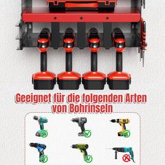 SWANEW Werkzeug Wandhalterung für Elektrowerkzeug, Werkzeughalter, Werkzeugregal