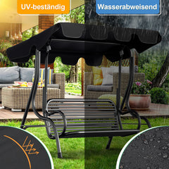 SWANEW Sonnendach, ersatzdach, Sonnenschutz, Hollywoodschaukel, Ersatz-Bezug 210x145cm