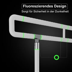 SWANEW Wandstützgriff Toilette, Klappgriff Haltegriff Dusche, Rutschfeste WC Aufstehhilfe Sicherheitsgriff