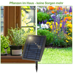 SWANEW Solar Bewässerungssystem Pflanzenbewässerung Automatisch 20 Tropfer