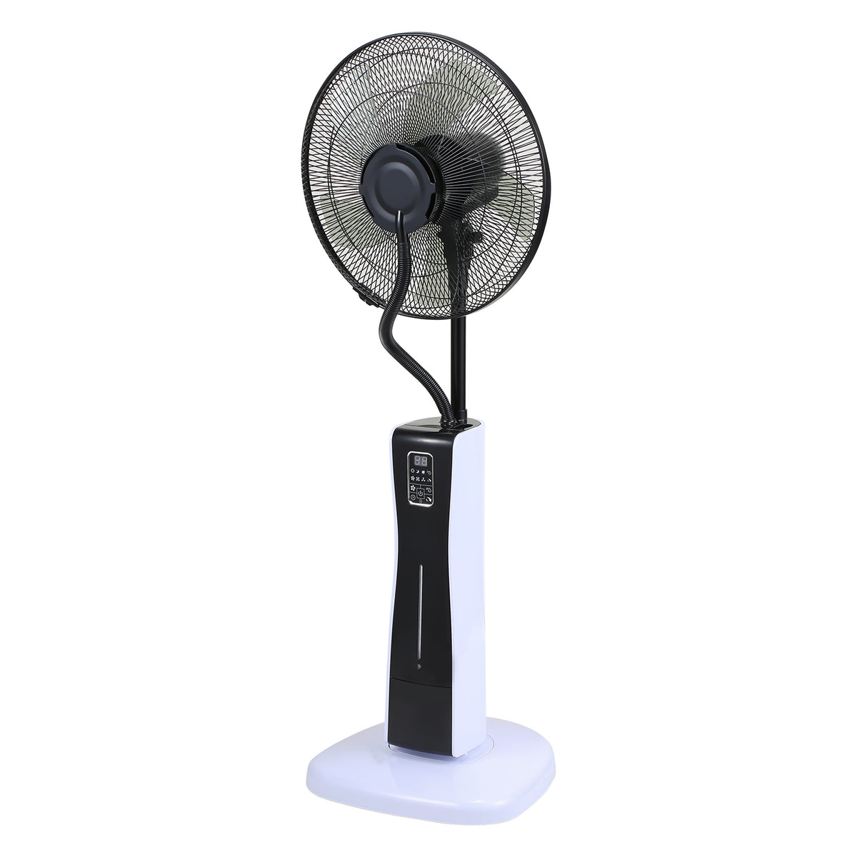 SWANEW Standventilator mit Wasser Ultraschall-Sprühnebe, Fernbedienungl Wasserkühlung