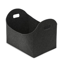 SWANEW Filzkorb Kaminholz Feuerholzkorb, Filztasche Holzkorb, Gross 44 * 31 * 34cm