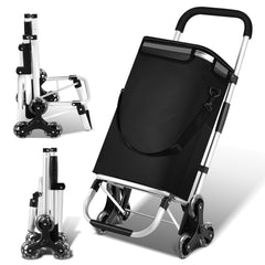 SWANEW Einkaufstrolley, klappbar, Einkaufswagen, Handwagen Kühlfach, 40L