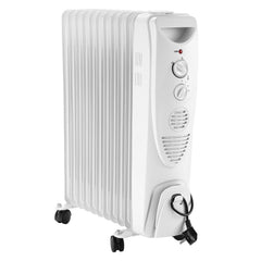SWANEW Ölradiator Elektroheizung 2500W, Thermostat, Ölheizung  Energiesparend