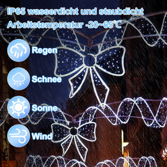 SWANEW 10 Meter LED Lichterschlauch Außen, Wasserfest LED Schlauch, mit Fernbedienung & Timer, Dimmbar & Memory-Funktion, IP65 [Energieklasse F]