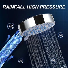 SWANEW LED Duschpaneel, Regendusche Duschsystem, 5-in-1, mit Temperaturanzeige, Edelstahl Duschsäule