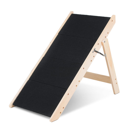 SWANEW Hundetreppe, Hunderampe, 2 in 1 Faltbar Haustiertreppe Hundetreppen, Bis 80kg