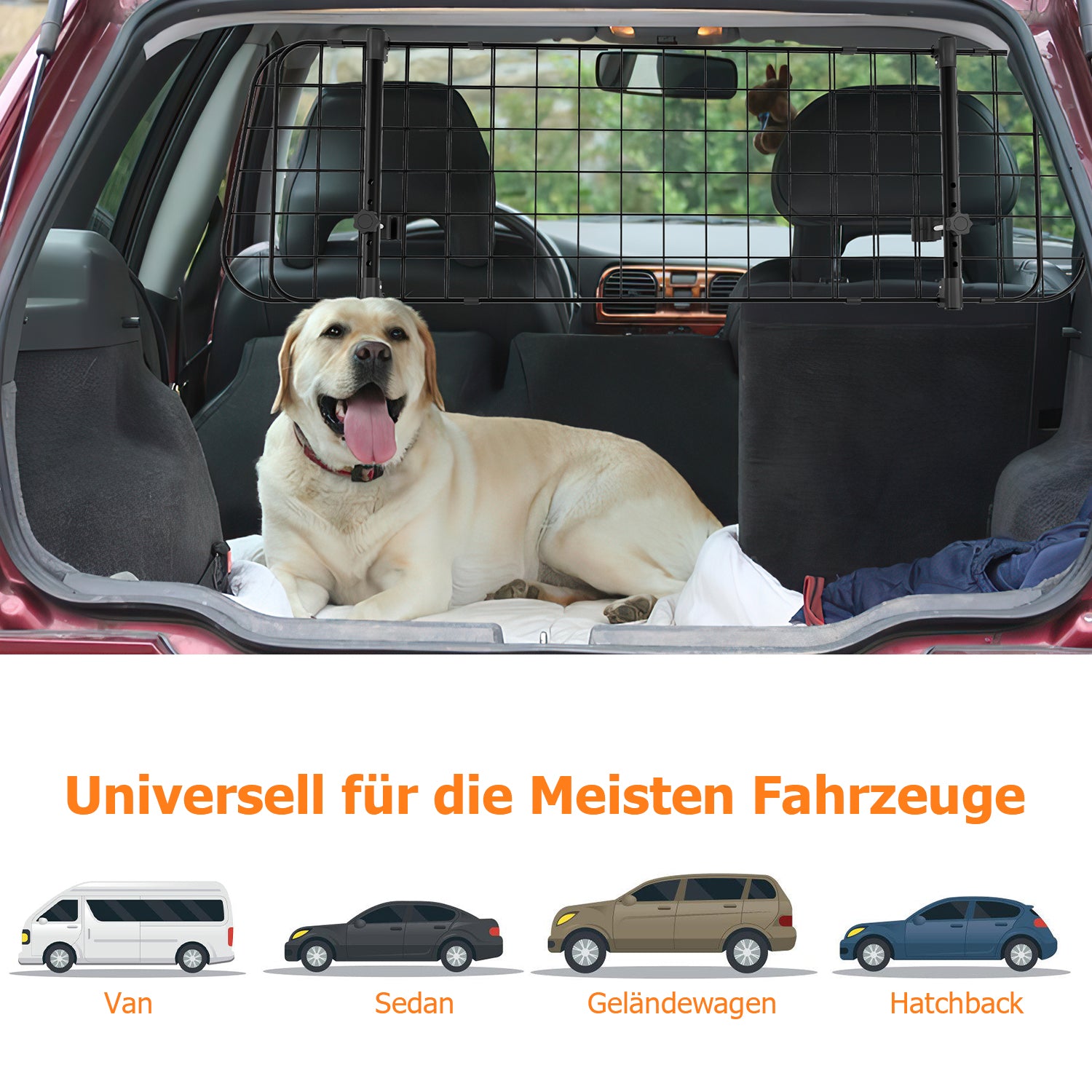 Hundegitter Auto Kofferraumgitte
