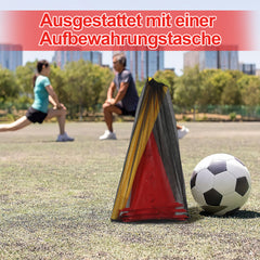 SWANEW Steckhürdenset Hund, Agility Hürden Steckhürden Set, Koordinationstraining, Multifunktionskegel