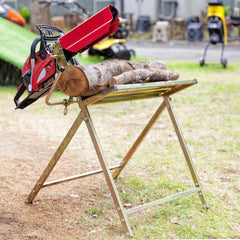 SWANEW Sägebock, Holzsägebock, Kettensägenhalter, Holzsägehilfe, bis 150 kg, 81×72×78,5 cm