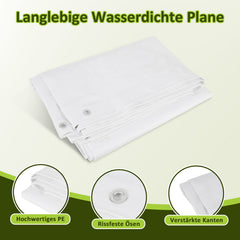 Hühnerstall Freilaufgehege 3x2x2m Stahlrahmen