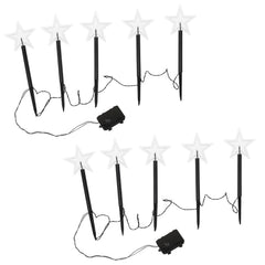 LED Garten Leuchtstäbe Stern