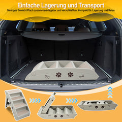 Hundetreppe klappbar 4 Stufen