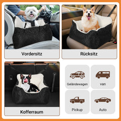 SWANEW Hundesitz auto, für Kleine Mittlere Hunde, Wasserdicht Hundeautositz