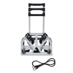 SWANEW Treppensteiger sackkarre klappbar, bis 75kg, Transportkarre extra Langer Teleskopgriff 100 cm, Aluminium treppensackkarre