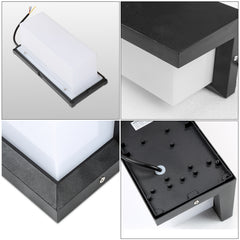 SWANEW LED Wandleuchte 18W LED Wandlampe Sensor Wandleuchte IP65 Außenleuchte mit Bewegungsmelder