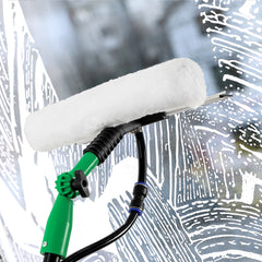 SWANEW Teleskop Waschbürste Teleskopstange 3.6/4.8m Wasserbesen ALU