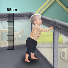 SWANEW Laufgitter Krabbelgitter Absperrgitter Laufstall Absperrgitter Spielstall Baby