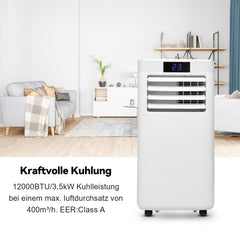 SWANEW 9000 BTU mit Wifi Mobile Klimaanlage Klimagerät Entfeuchter Abluftschlauch