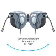 SWANEW Schlauchaufroller Automatik Trommel Wasserschlauch Druckluftschlauch 10/20/30m Druckluftschlauch Aufroller Schlauchtrommel Wasser