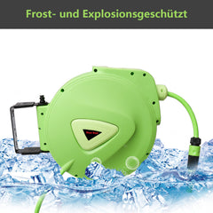 SWANEW Schlauchaufroller Automatik Trommel Wasserschlauch Druckluftschlauch 10/20/30m Druckluftschlauch Aufroller Schlauchtrommel Wasser