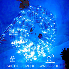 SWANEW Garten Balkon Dekoration Schlafzimmer LED wasserdichte Lichterketten Hochzeit Party Dekoration